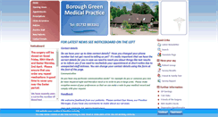 Desktop Screenshot of boroughgreenmedicalpractice.co.uk