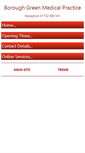 Mobile Screenshot of boroughgreenmedicalpractice.co.uk